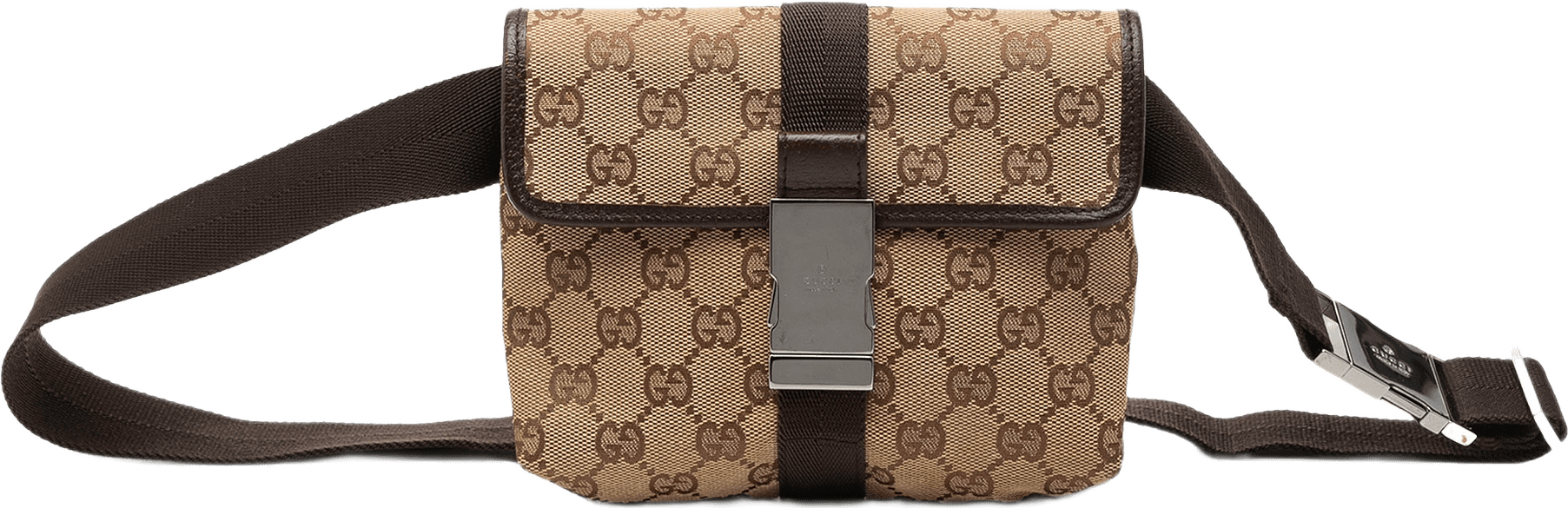 Gucci Gg Canvas Belt Bag, från Luxclusif, i färgen beige.