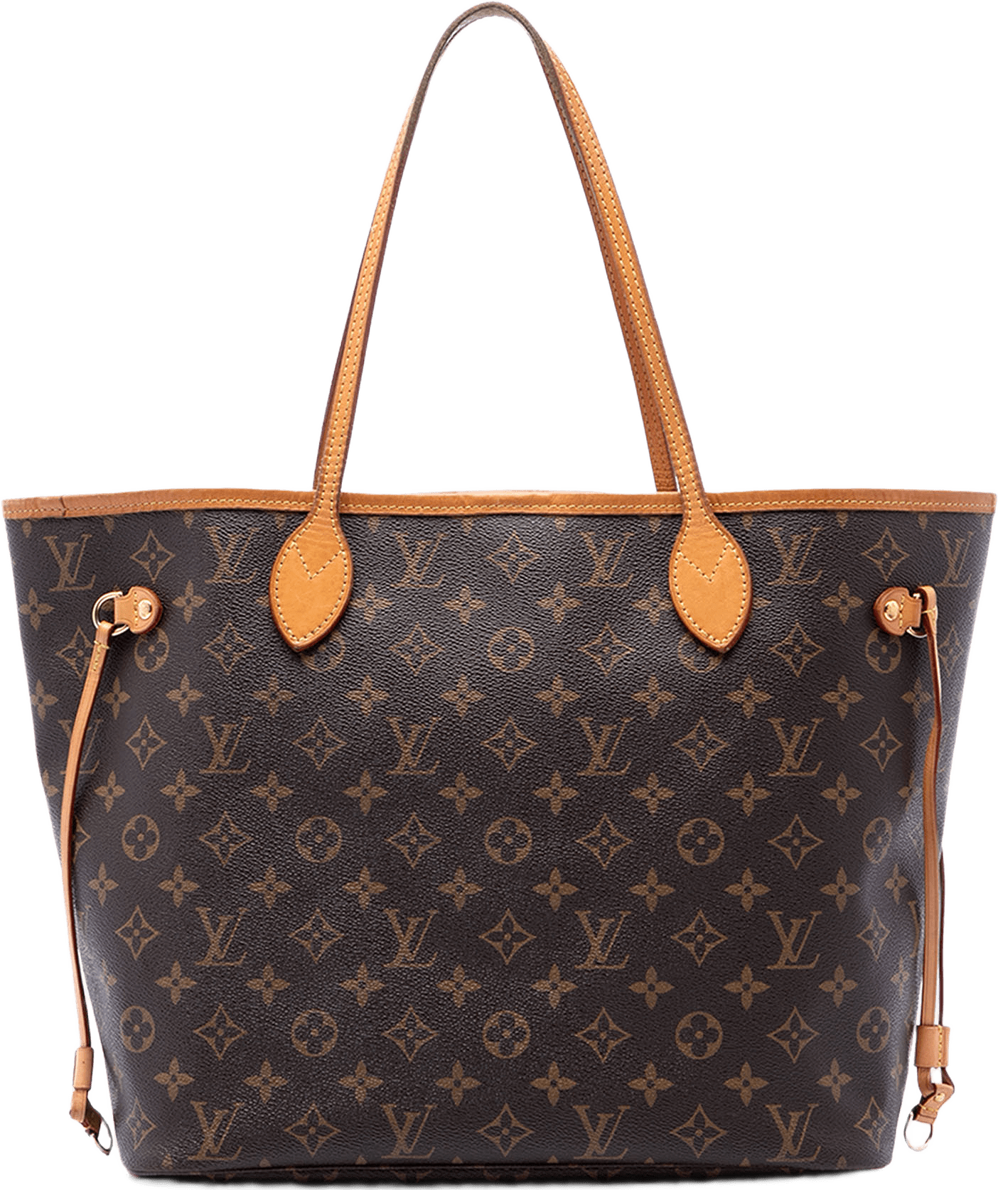 Louis Vuitton Monogram Neverfull Mm, från Luxclusif, i färgen brun.