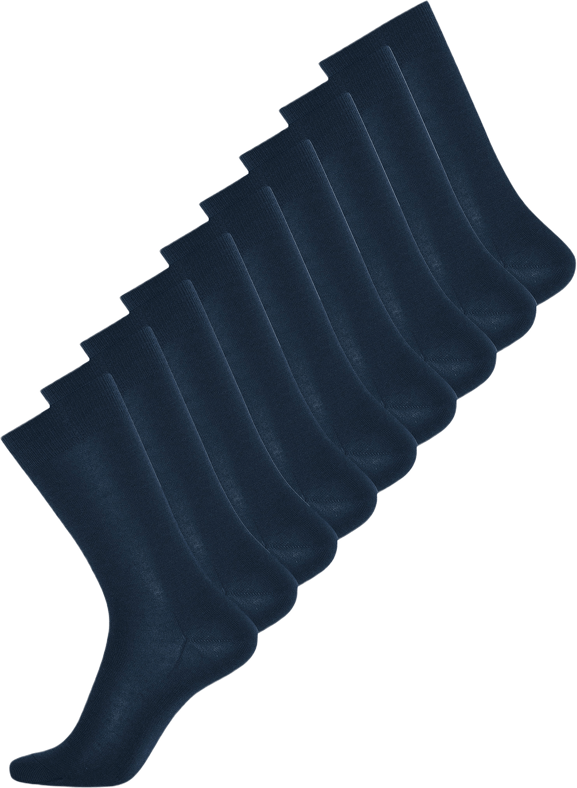 Ekologisk Ull, Strumpor. 9-pack, Flerfärgad, från Dovre, i färgen navy.