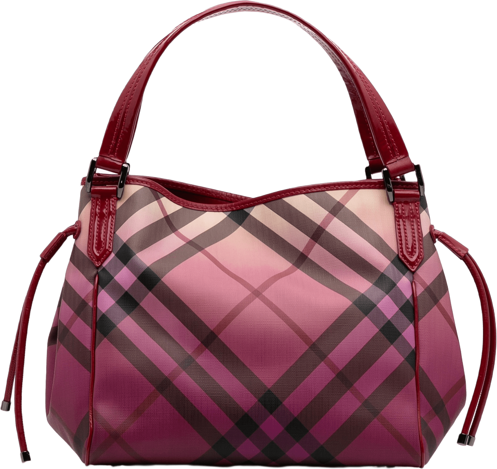Burberry Supernova Check Coated Canvas Bilmore Tote