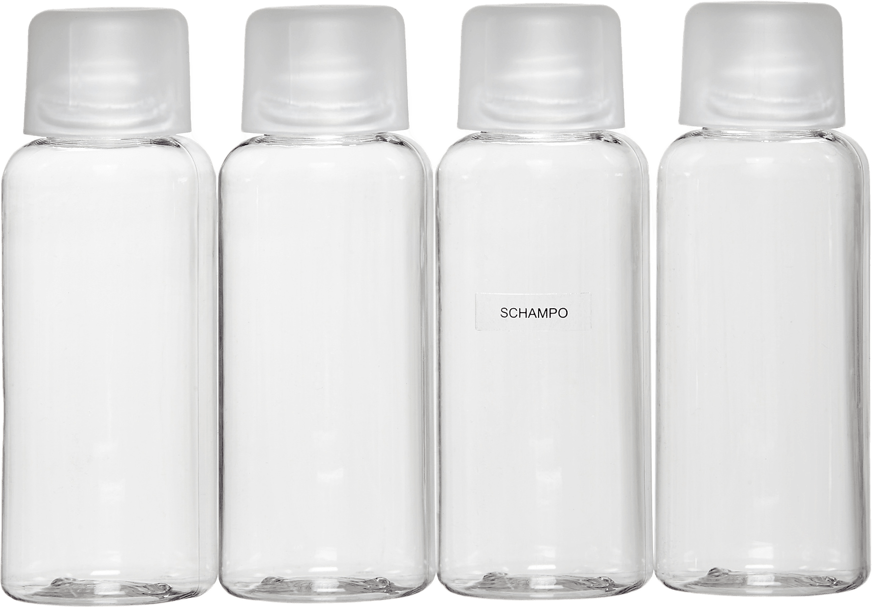 Reseförpackningar, 4-pack, från Åhléns.