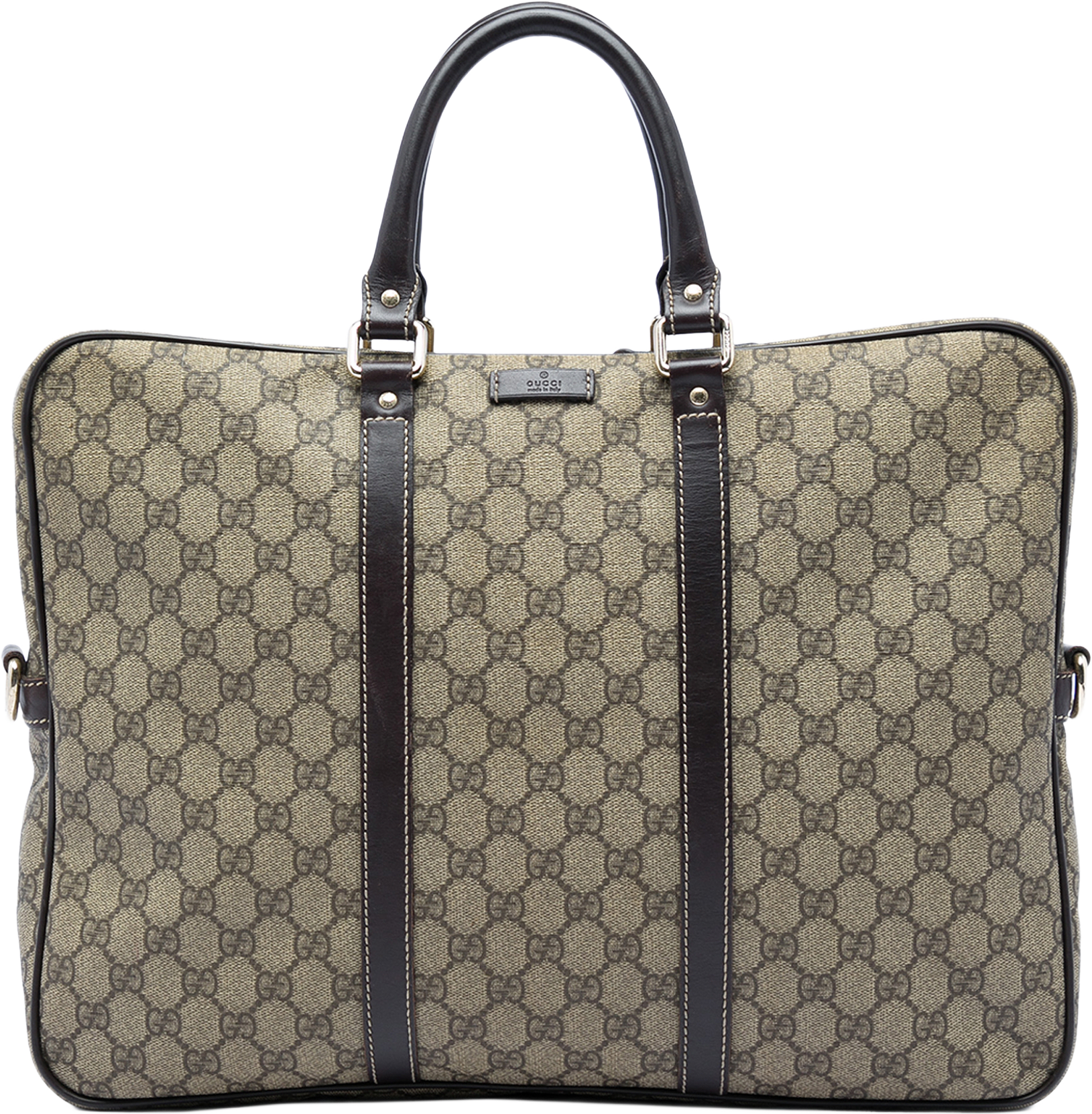 Gucci Gg Imprime Business Bag, från Luxclusif, i färgen beige.