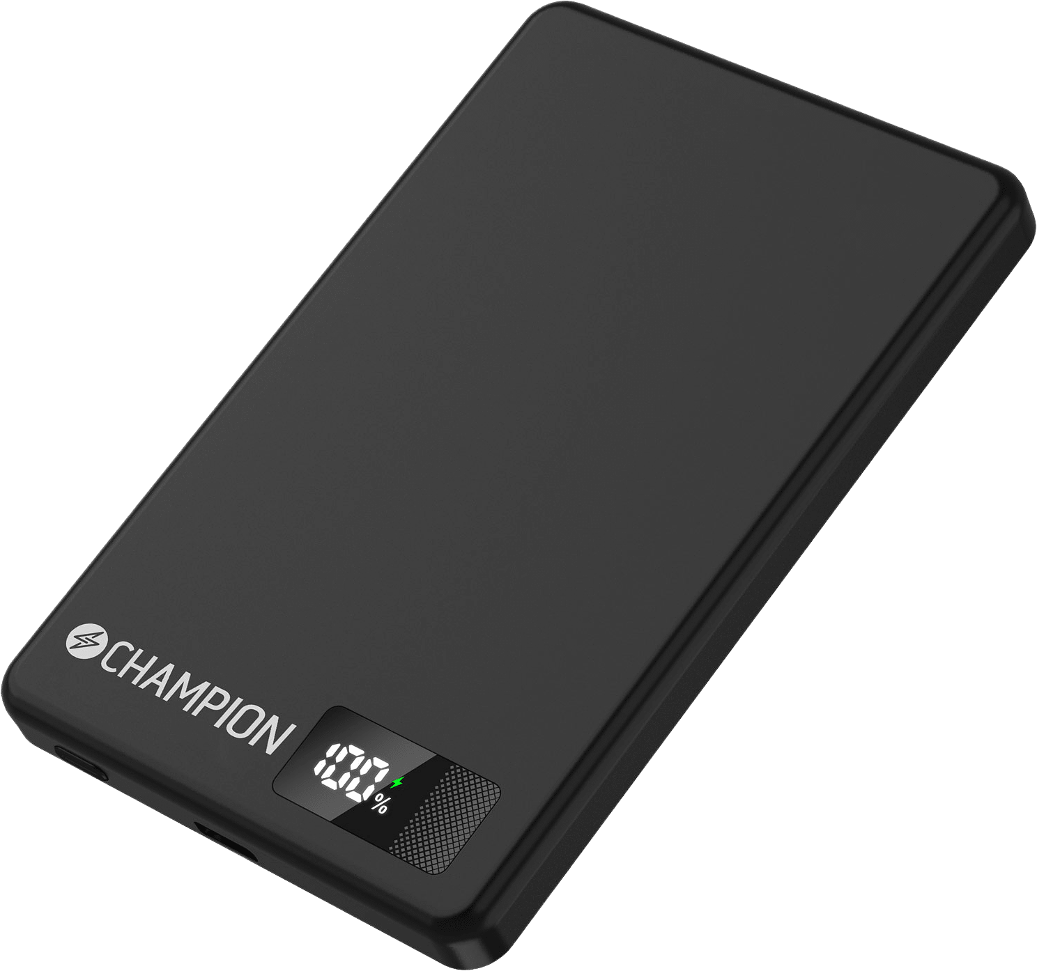 Powerbank 5000mah Magsafe-kompatibel 20w Pd, från Champion Nordic, i färgen svart.