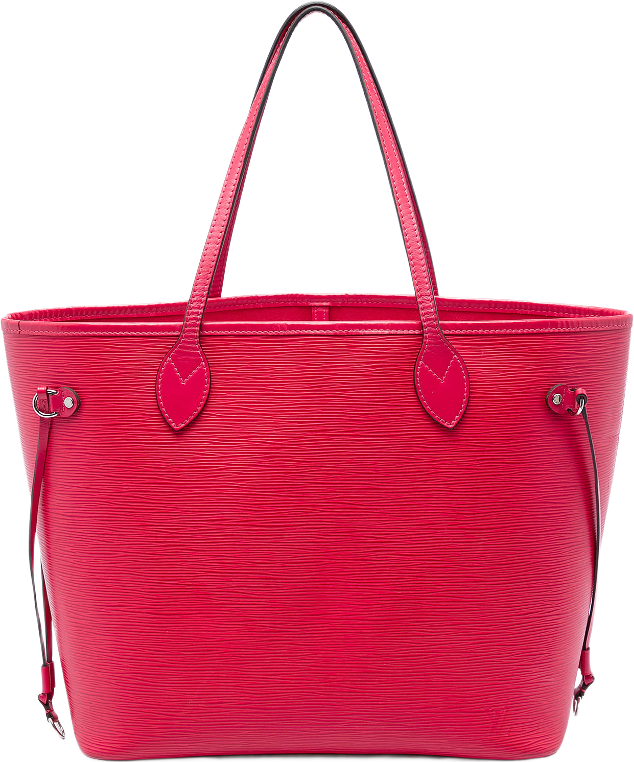 Louis Vuitton Epi Neverfull Mm, från Luxclusif, i färgen röd.