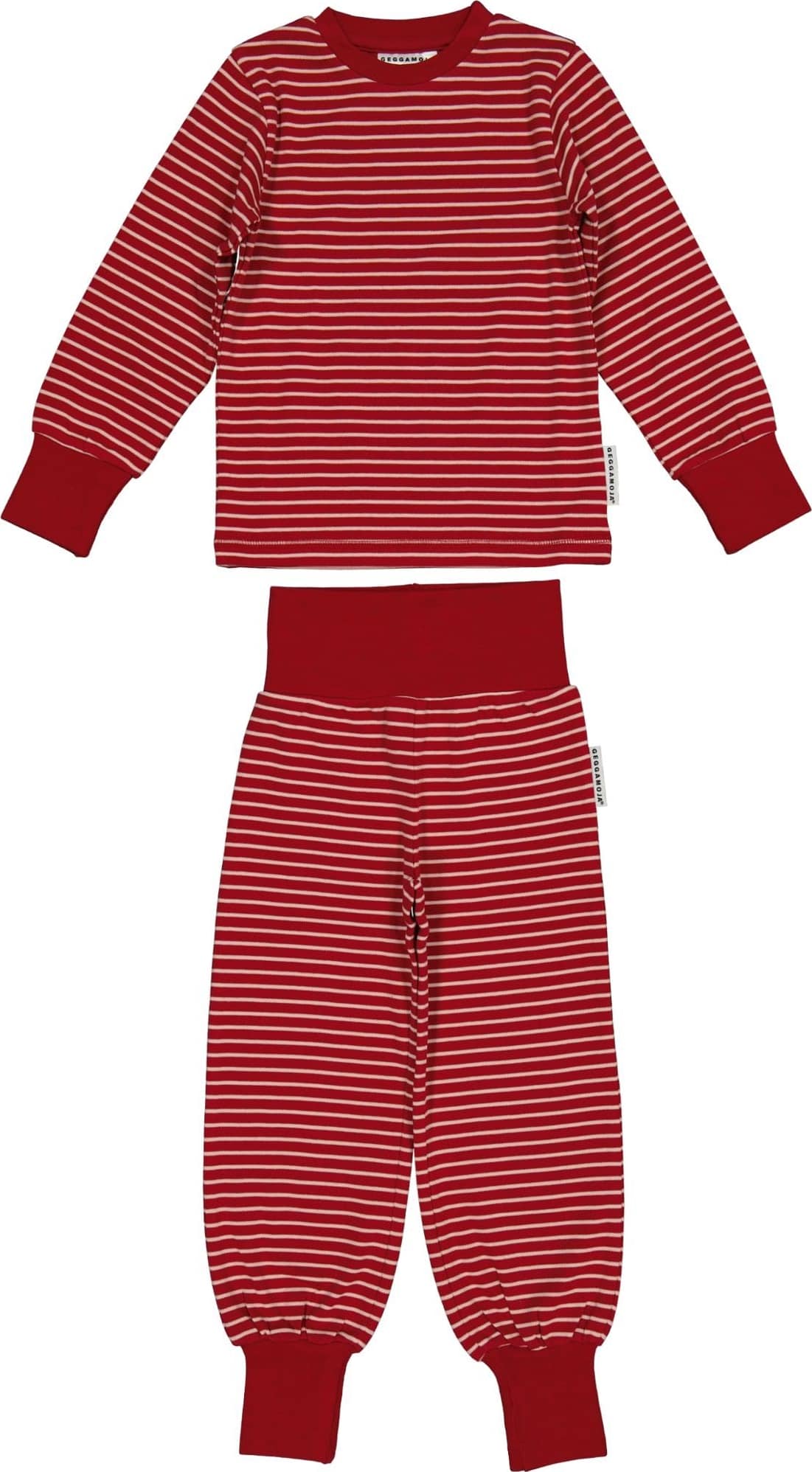 Pyjamas Tvådelad, från Geggamoja, i färgen red.