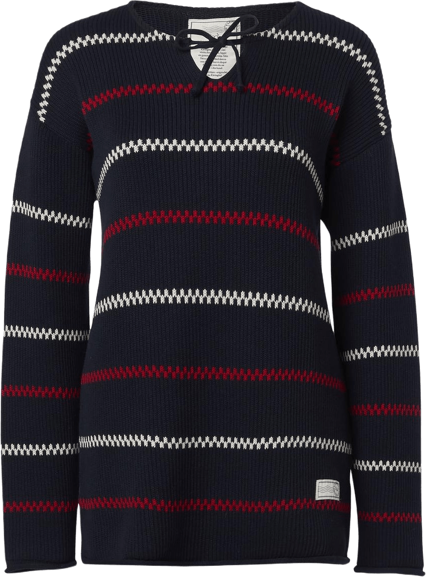 Käringötröja Stickad Marinblå, från emmamalena, i färgen marinblå.