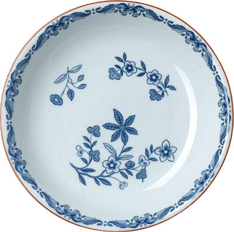 Djup tallrik, Ostindia, 22 cm, från Rörstrand.