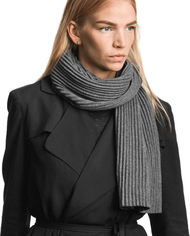 Halsduk, från Design House Stockholm, i färgen Dark Grey.