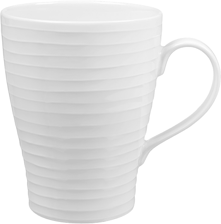 BLOND Mugg Rand 30cl, från Design House Stockholm, i färgen White.