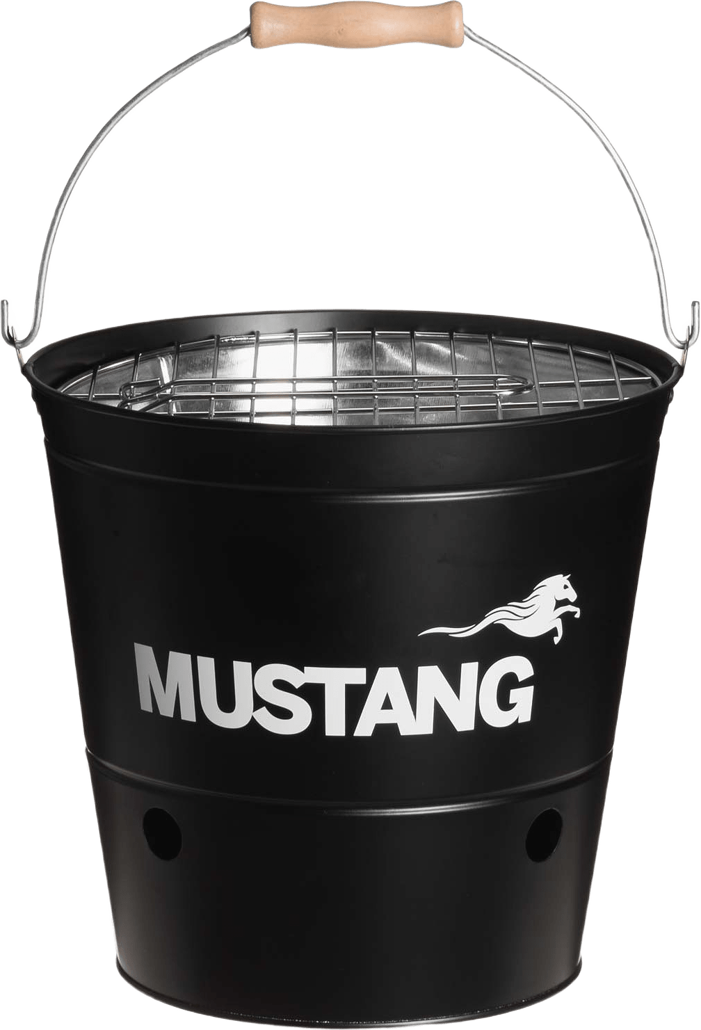 Kolgrill Party Bucket, från Mustang, i färgen svart.