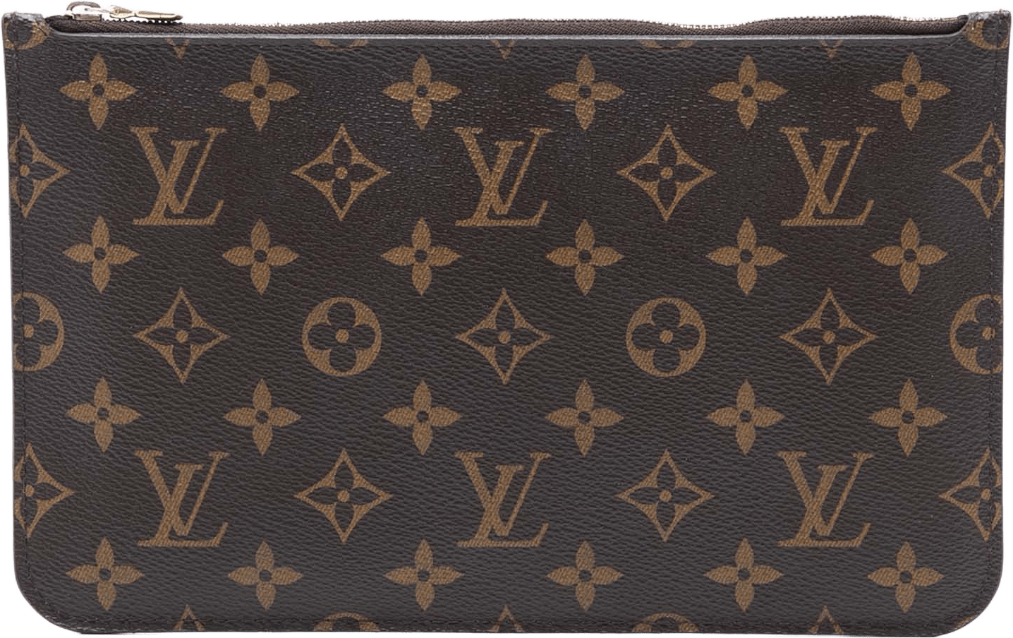 Louis Vuitton Monogram Neverfull Mm Pouch, från Luxclusif, i färgen brown.