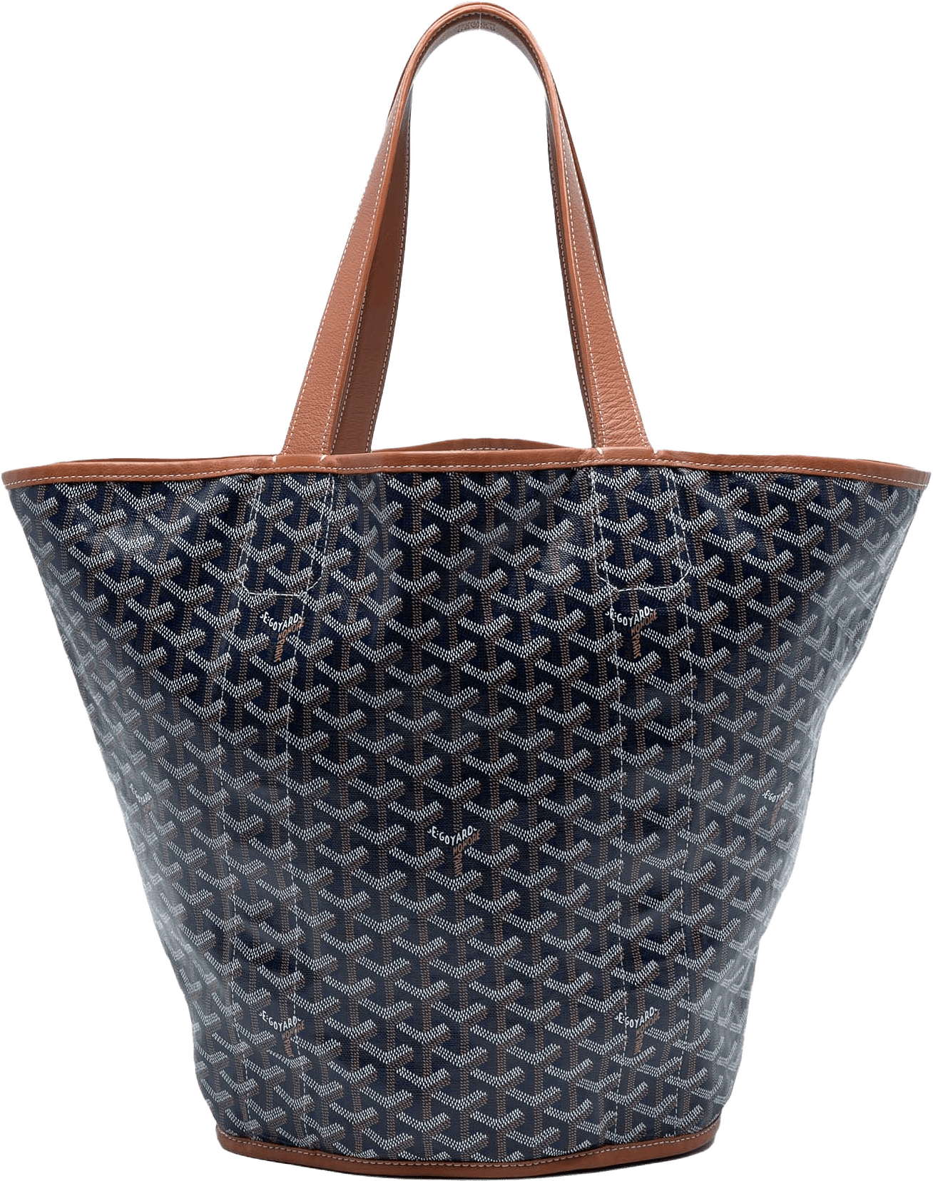 Goyard Goyardine Reversible Belharra Tote, från Luxclusif, i färgen navy.