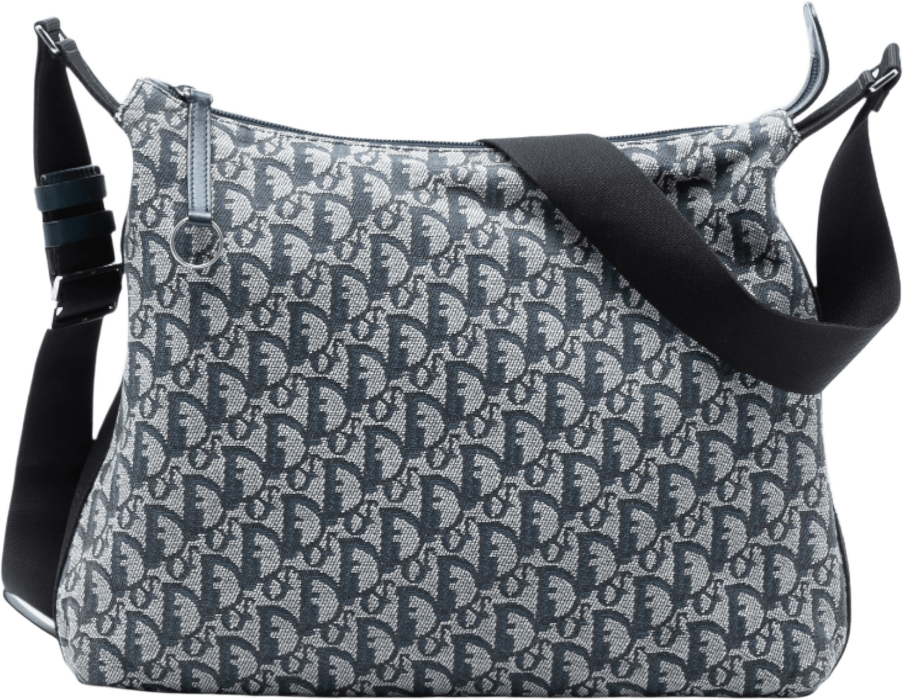 Dior Diorissimo Trotter Canvas Crossbody, från Luxclusif, i färgen navy.