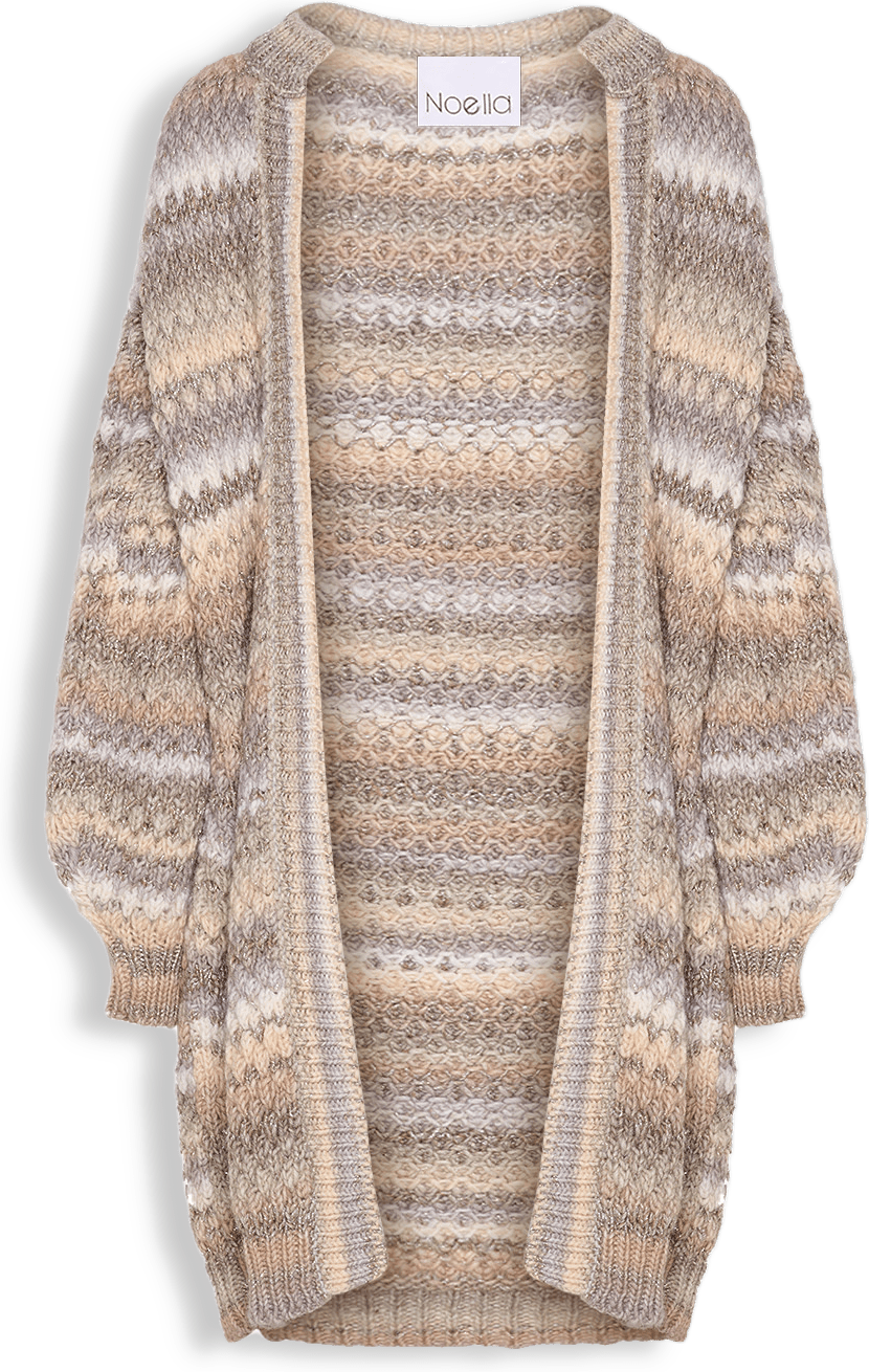 Gio Knit Cardigan - Sand Mix Lurex