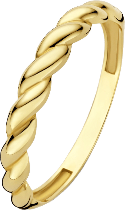 Rivoli 14 Karat Guld Ring, från Isabel Bernard, i färgen guld.