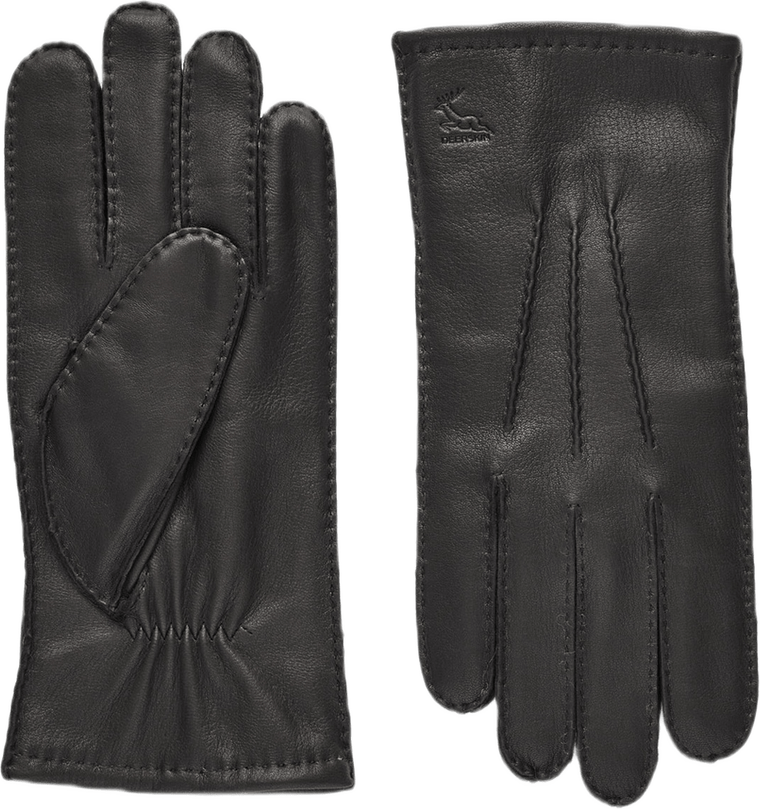 Leather Gloves Airolo, från John Henric, i färgen black.