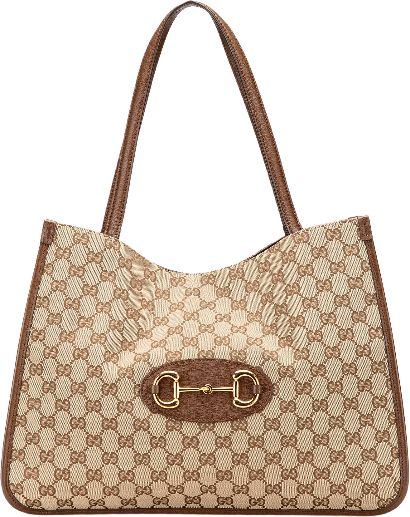 Gucci Medium Gg Canvas Horsebit 1955 Tote