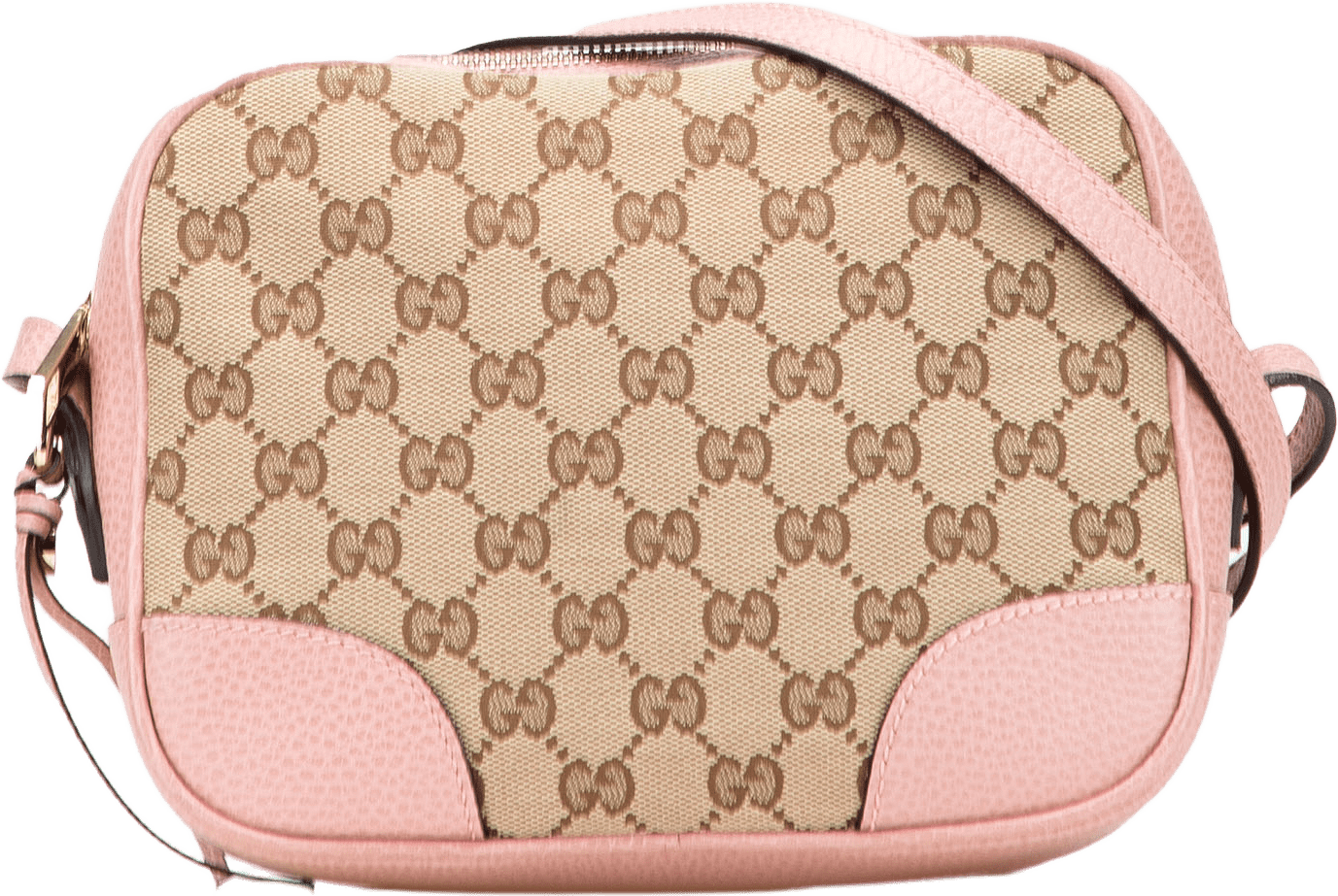 Gucci Gg Canvas Bree Crossbody, från Luxclusif, i färgen beige.