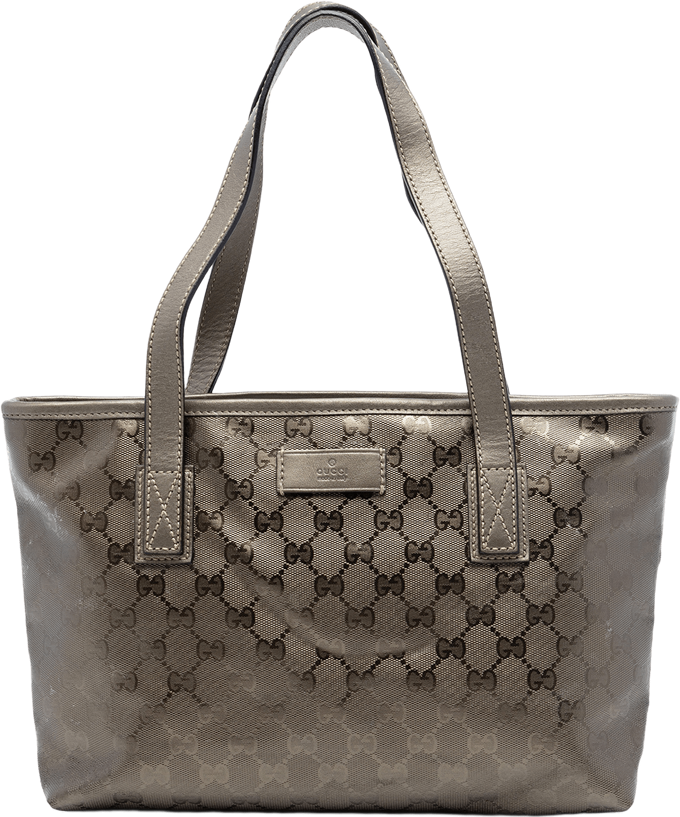 Gucci Gg Imprime Tote, från Luxclusif, i färgen taupe.