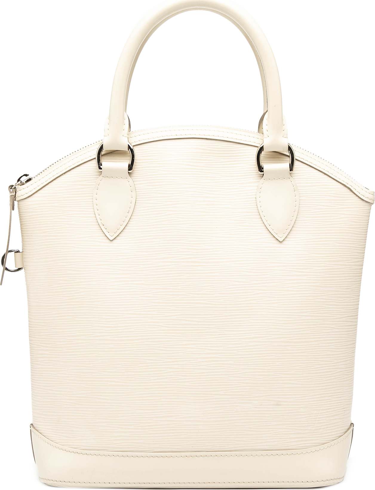 Louis Vuitton Epi Lockit Vertical, från Luxclusif, i färgen white.