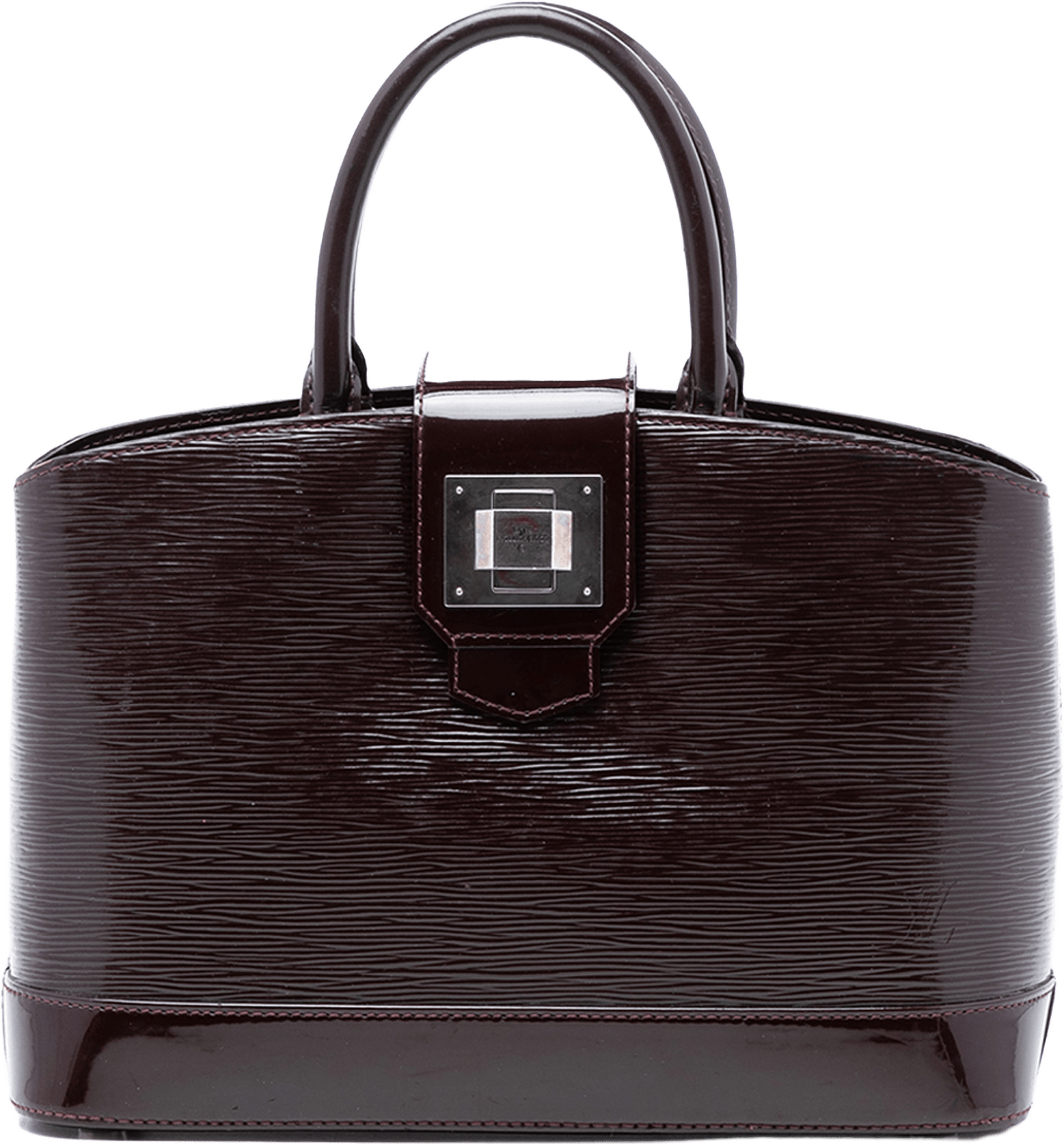 Louis Vuitton Epi Electric Mirabeau Pm, från Luxclusif, i färgen plum.