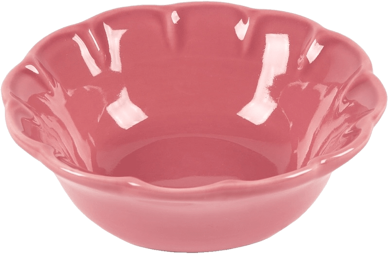 Everyday Charm Liten Skål - 15 Cm, från Pick A Poppy, i färgen dark pink.