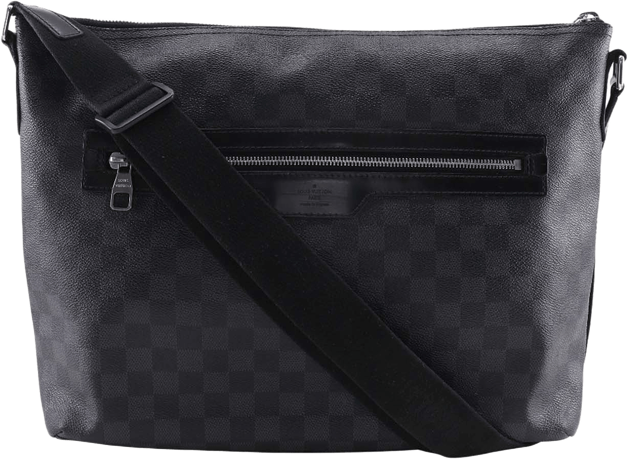 Louis Vuitton Damier Graphite Mick Mm, från Luxclusif, i färgen black.