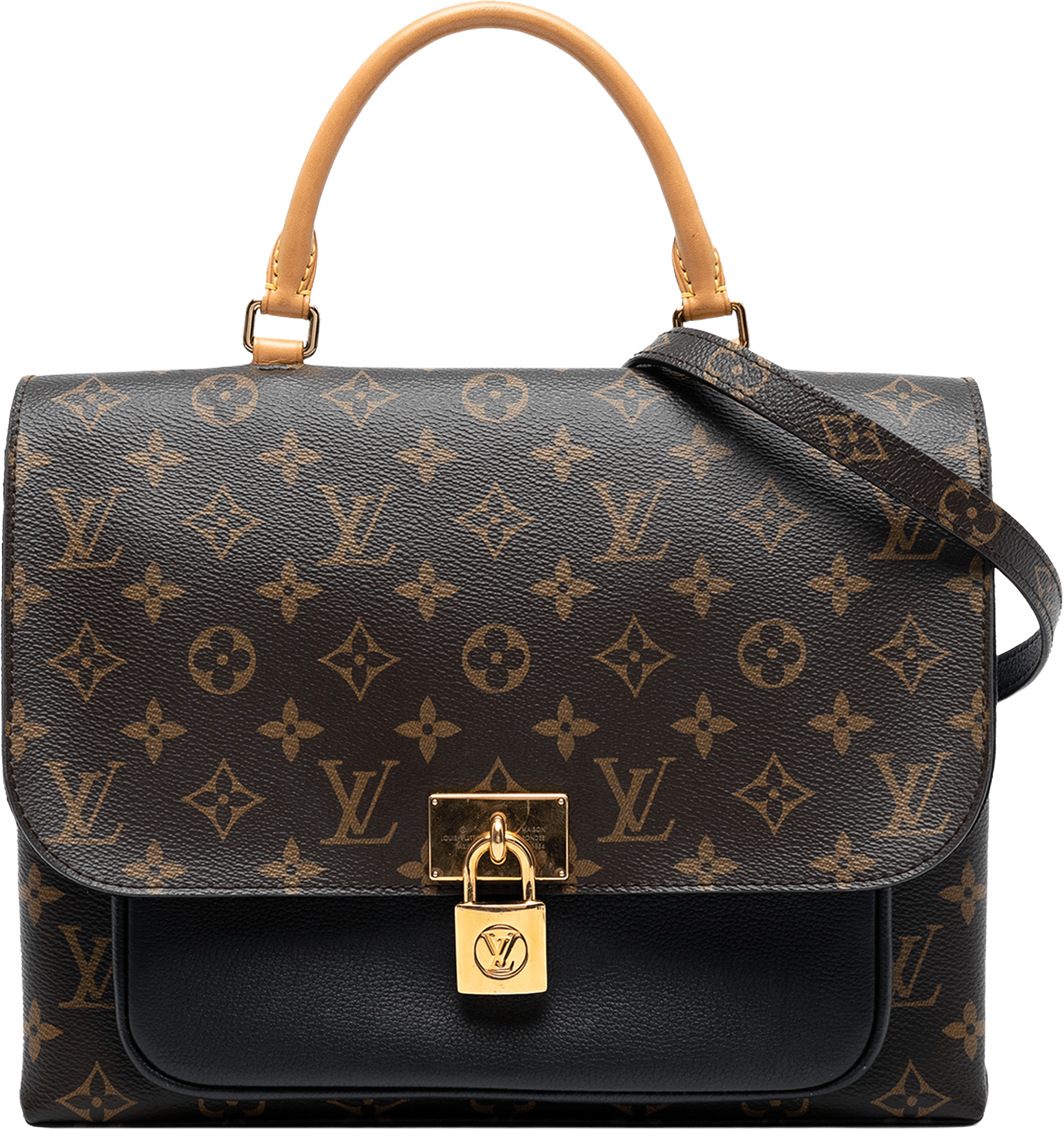 Louis Vuitton Monogram Marignan, från Luxclusif, i färgen brown.