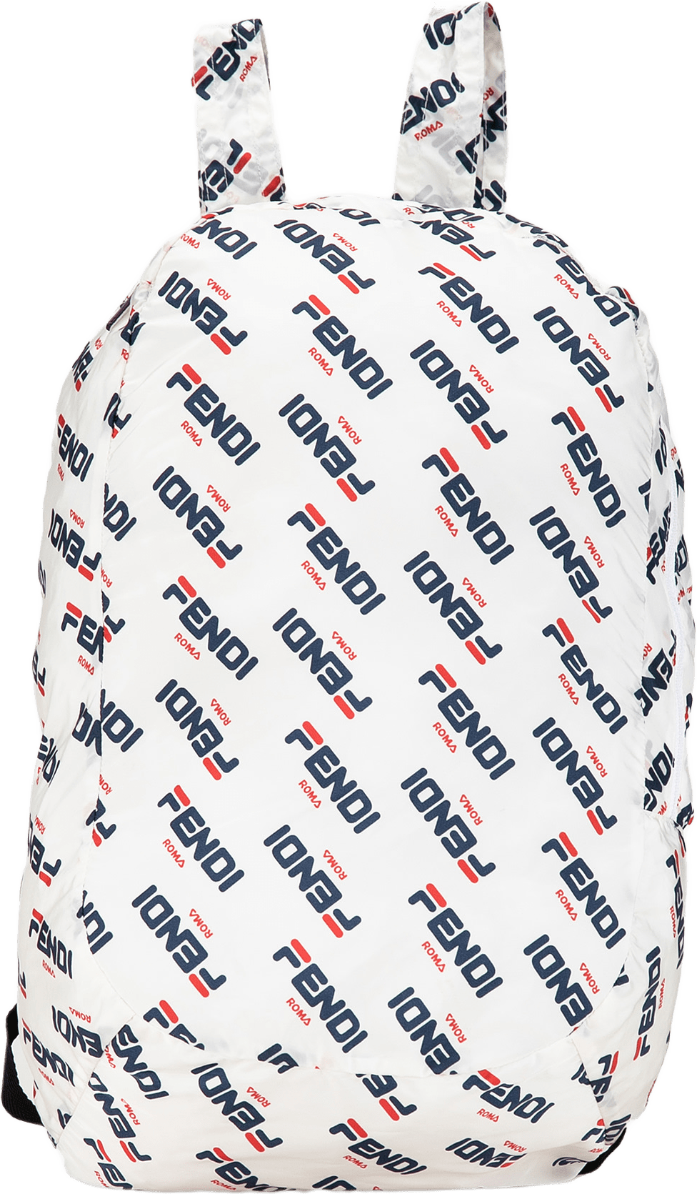 Fendi X Fila Mania Packable Backpack, från Luxclusif, i färgen white.