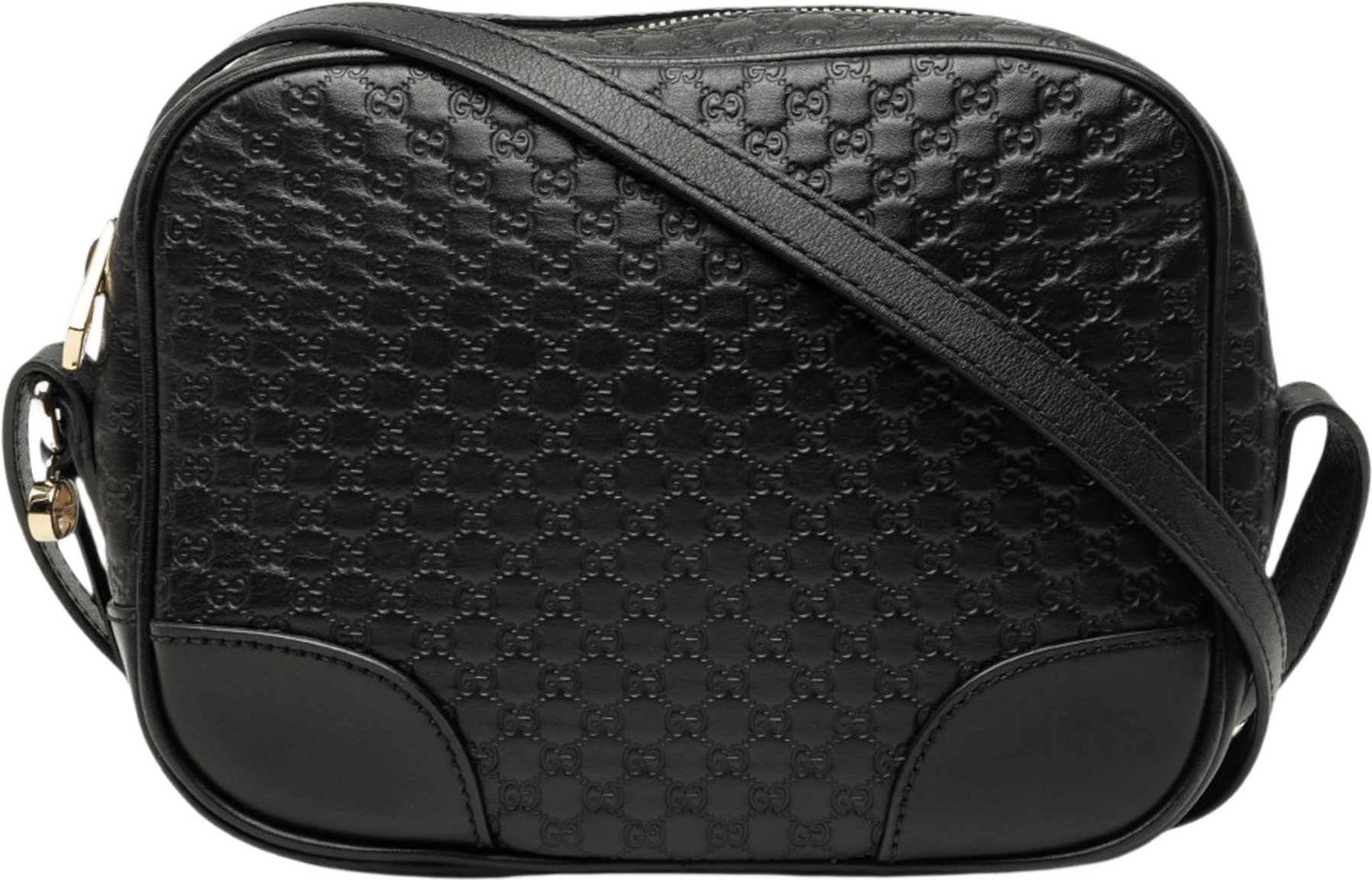 Gucci Microguccissima Bree Crossbody, från Luxclusif, i färgen svart.