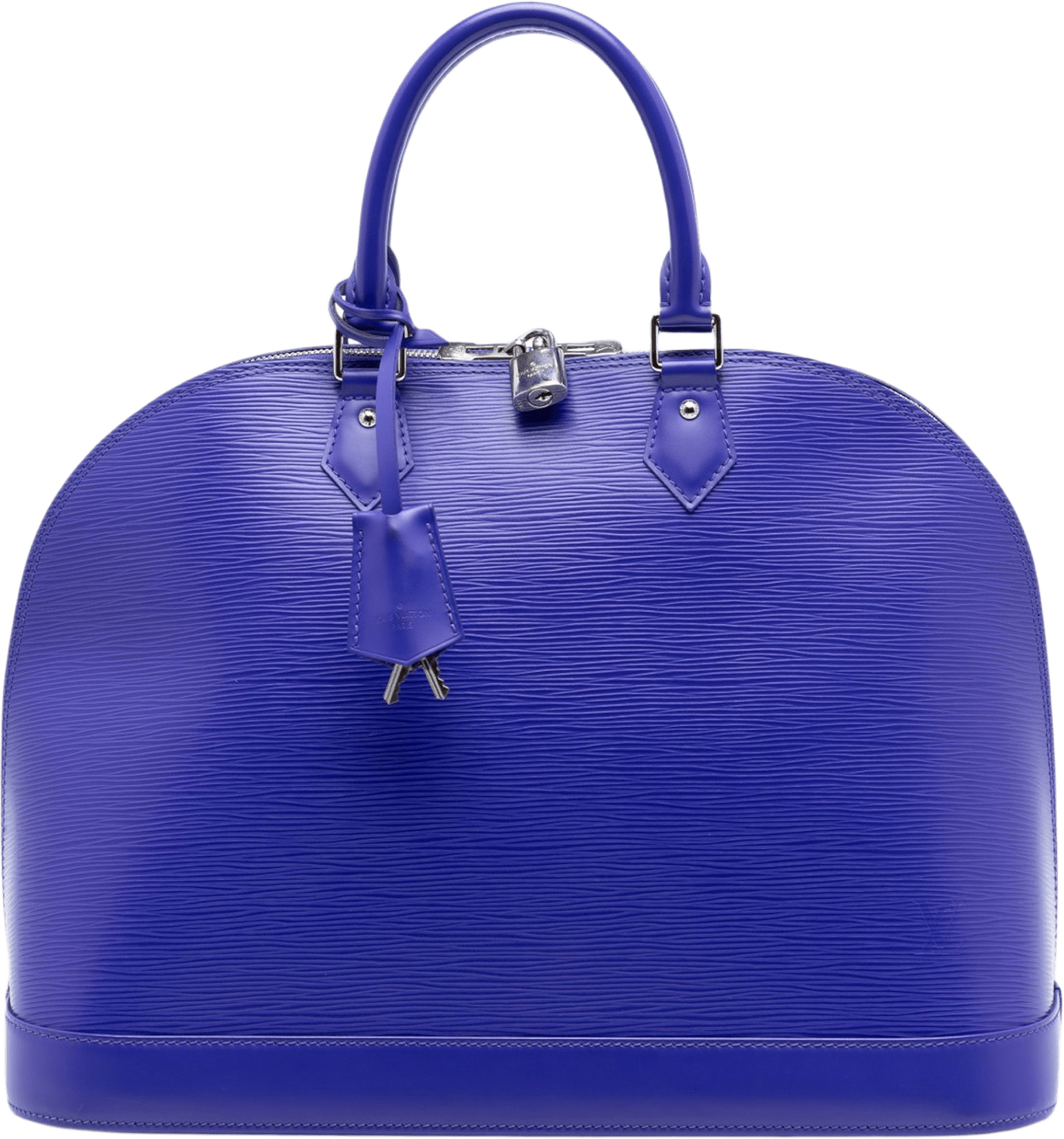 Louis Vuitton Epi Alma Gm, från Luxclusif, i färgen purple.