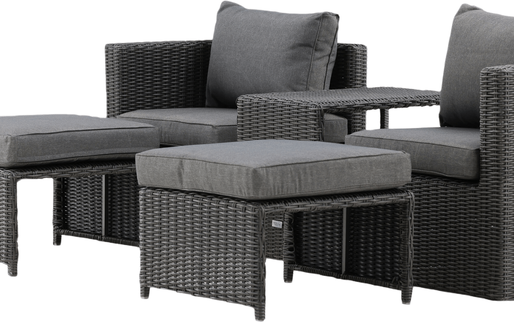 Quad Loungegrupp, från Venture Home, i färgen black.