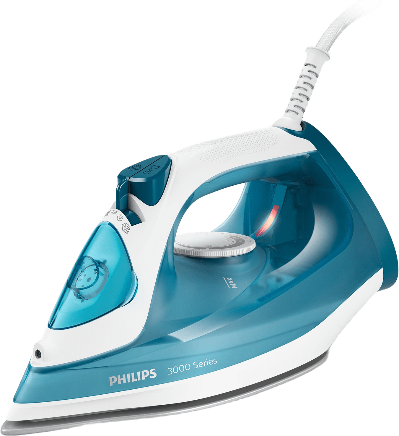 Ångstrykjärn Dst3011, från Philips, i färgen blå.