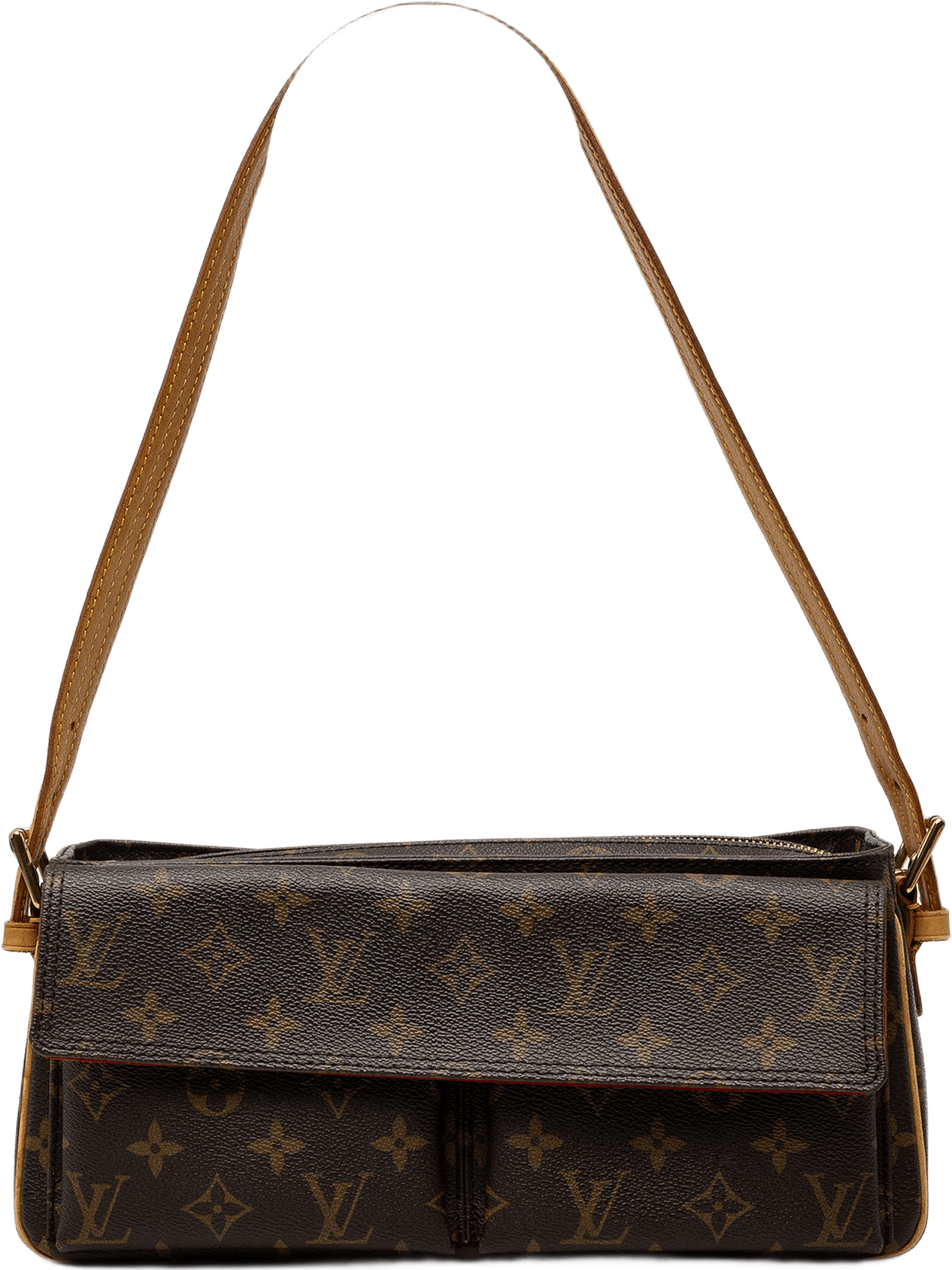 Louis Vuitton Monogram Viva Cite Mm, från Luxclusif, i färgen brun.
