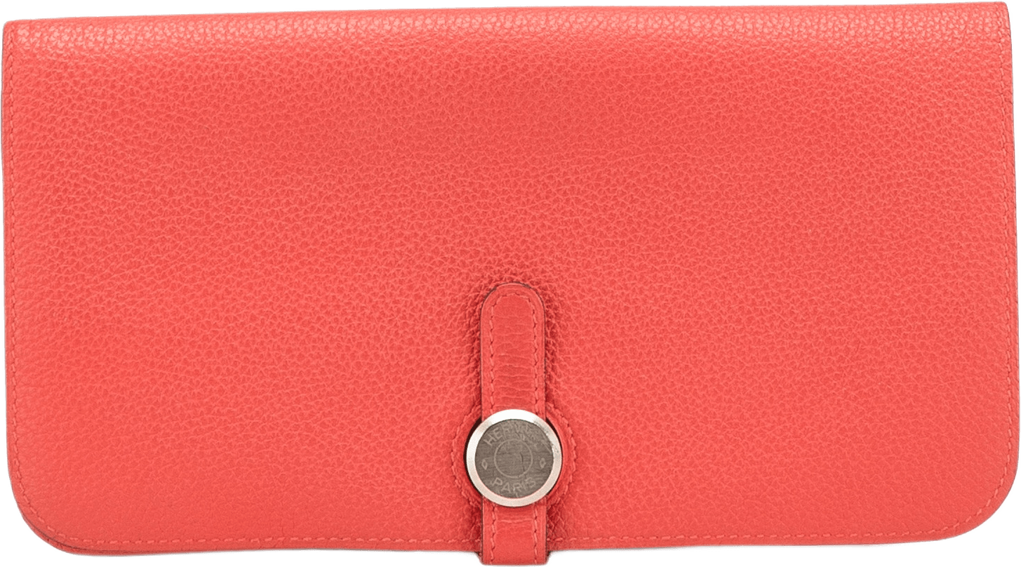 Hermès Clemence Dogon Long Wallet