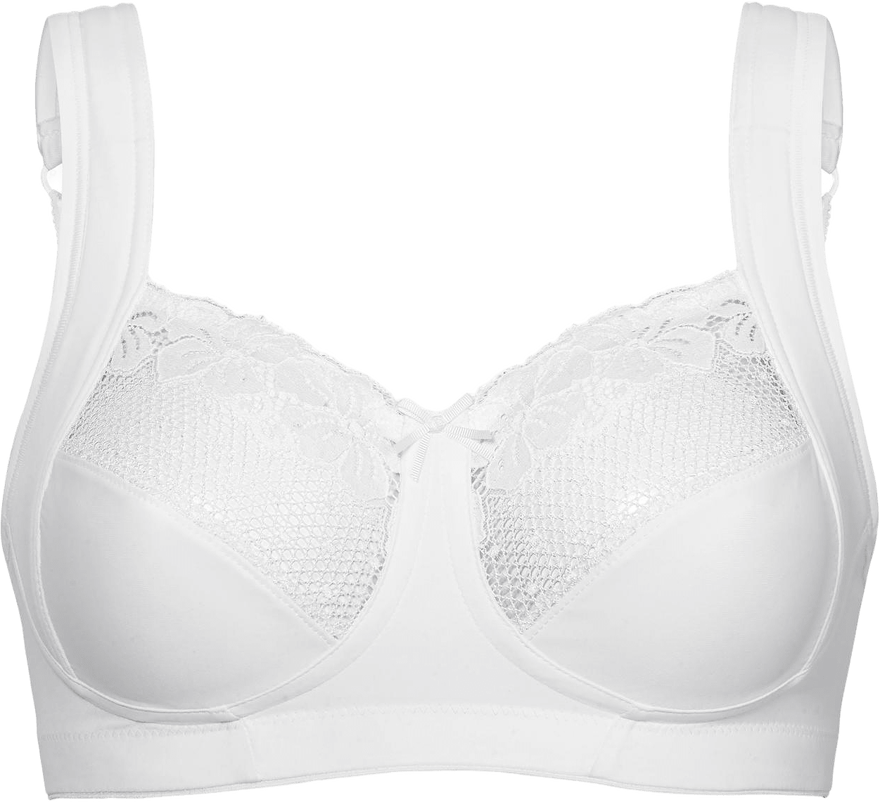 Delight Bh Utan Bygel, från Swegmark, i färgen white.