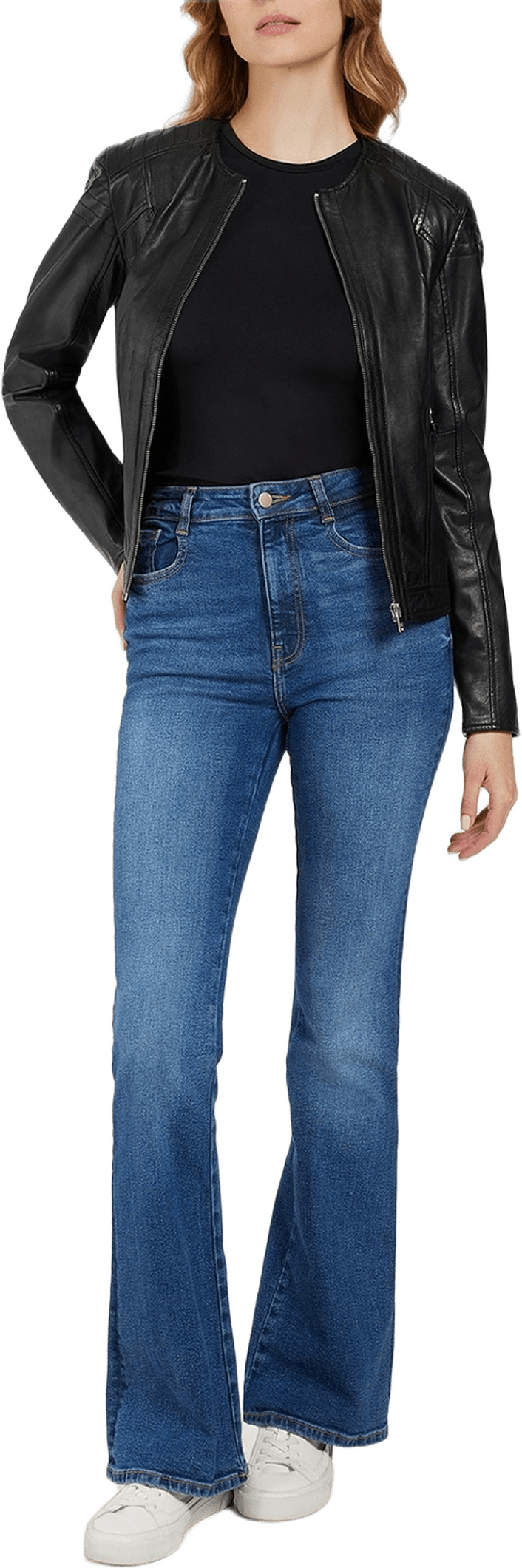 Paula Jacket, från Saki, i färgen black.