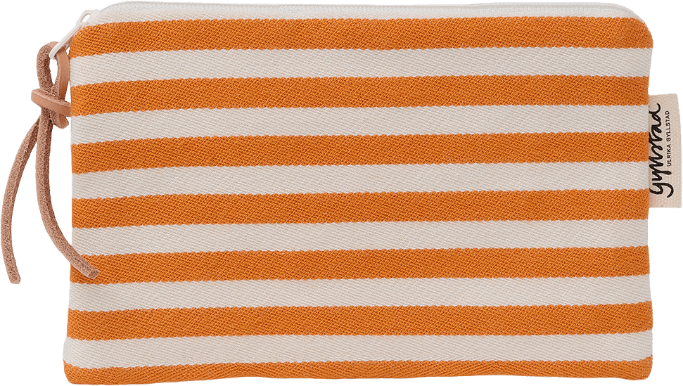 Makeup Purse Bea Rand, Small, från Gyllstad, i färgen sevilla-orange.