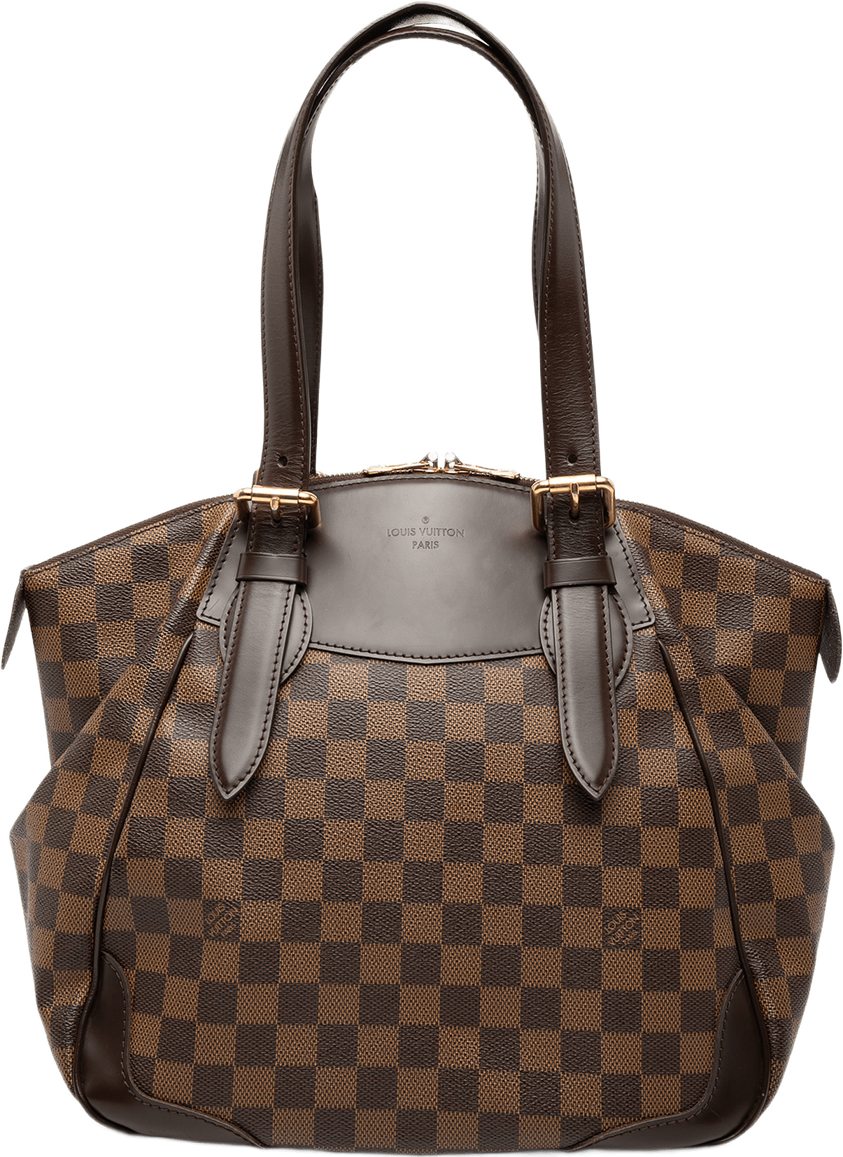 Louis Vuitton Damier Ebene Verona Mm, från Luxclusif, i färgen brown.