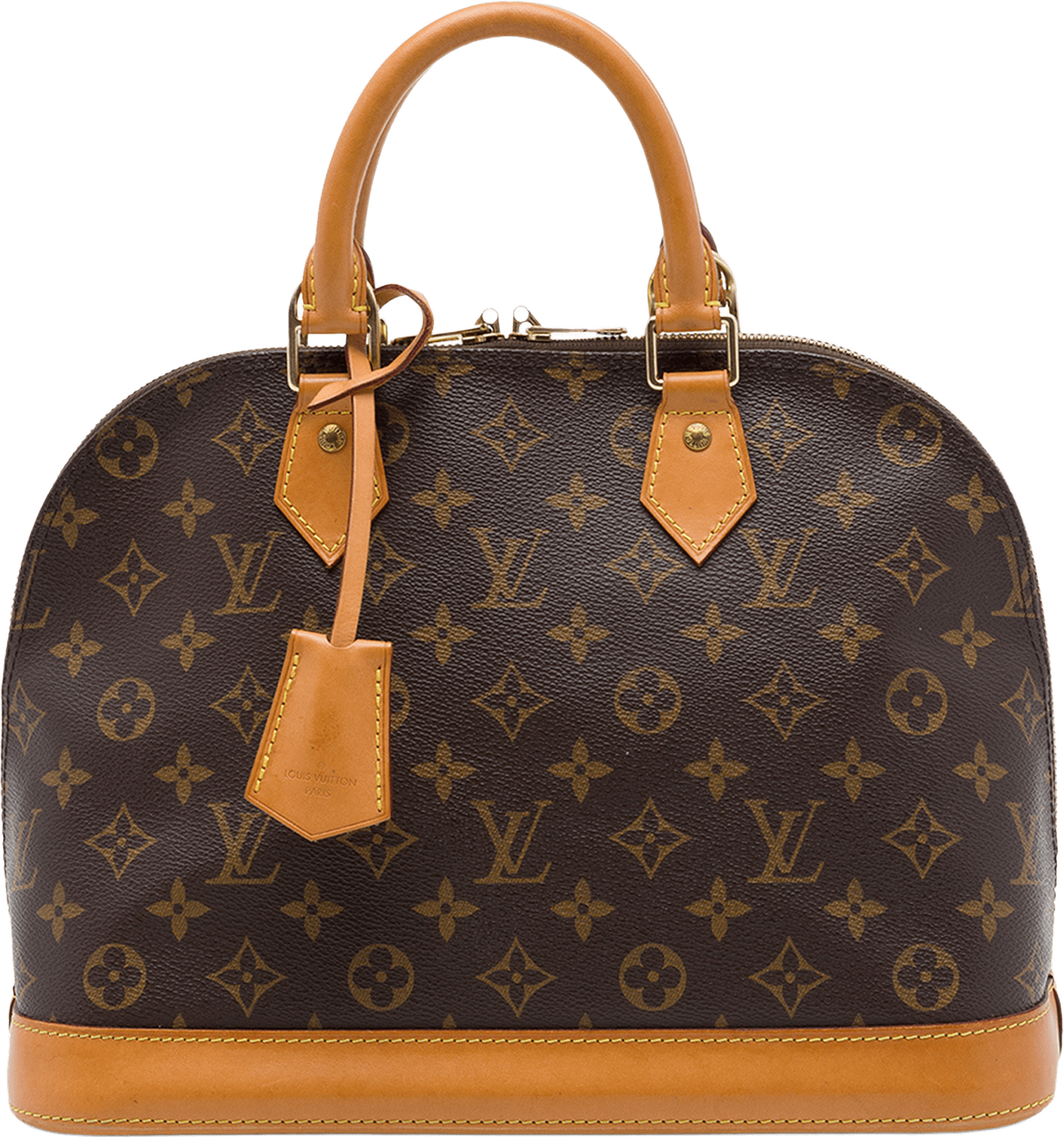 Louis Vuitton Monogram Alma Pm, från Luxclusif, i färgen brun.