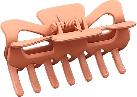 Gummerad Klämma 9 Cm, från Complement, i färgen orange.