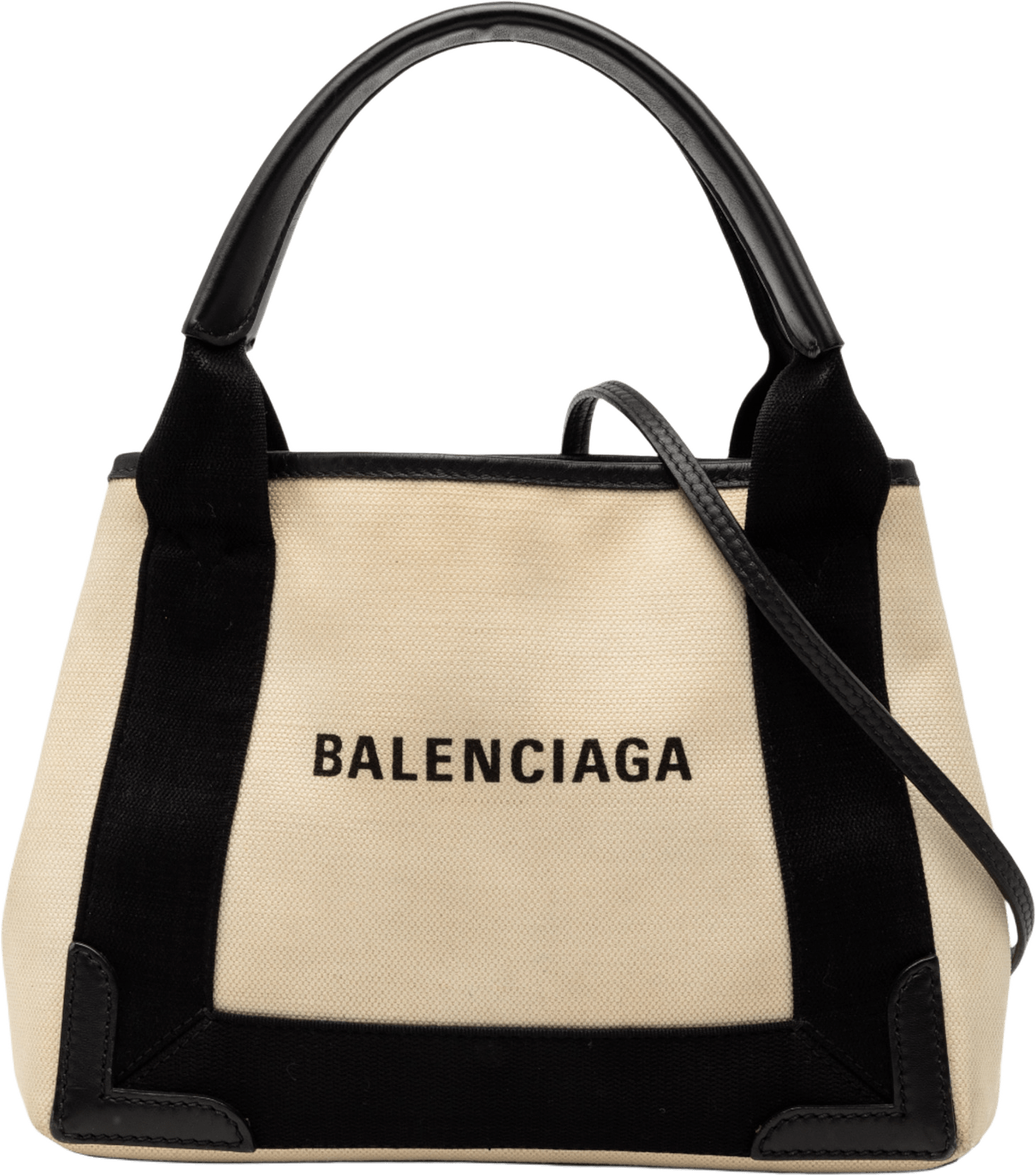 Balenciaga Canvas Navy Cabas Xs, från Luxclusif, i färgen white.