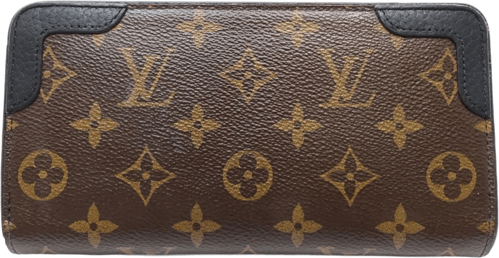 Louis Vuitton Monogram Retiro Zippy Wallet, från Luxclusif, i färgen brown.