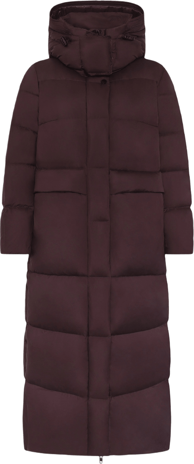 Lovisa Coat, från ROCKANDBLUE, i färgen deep wine.