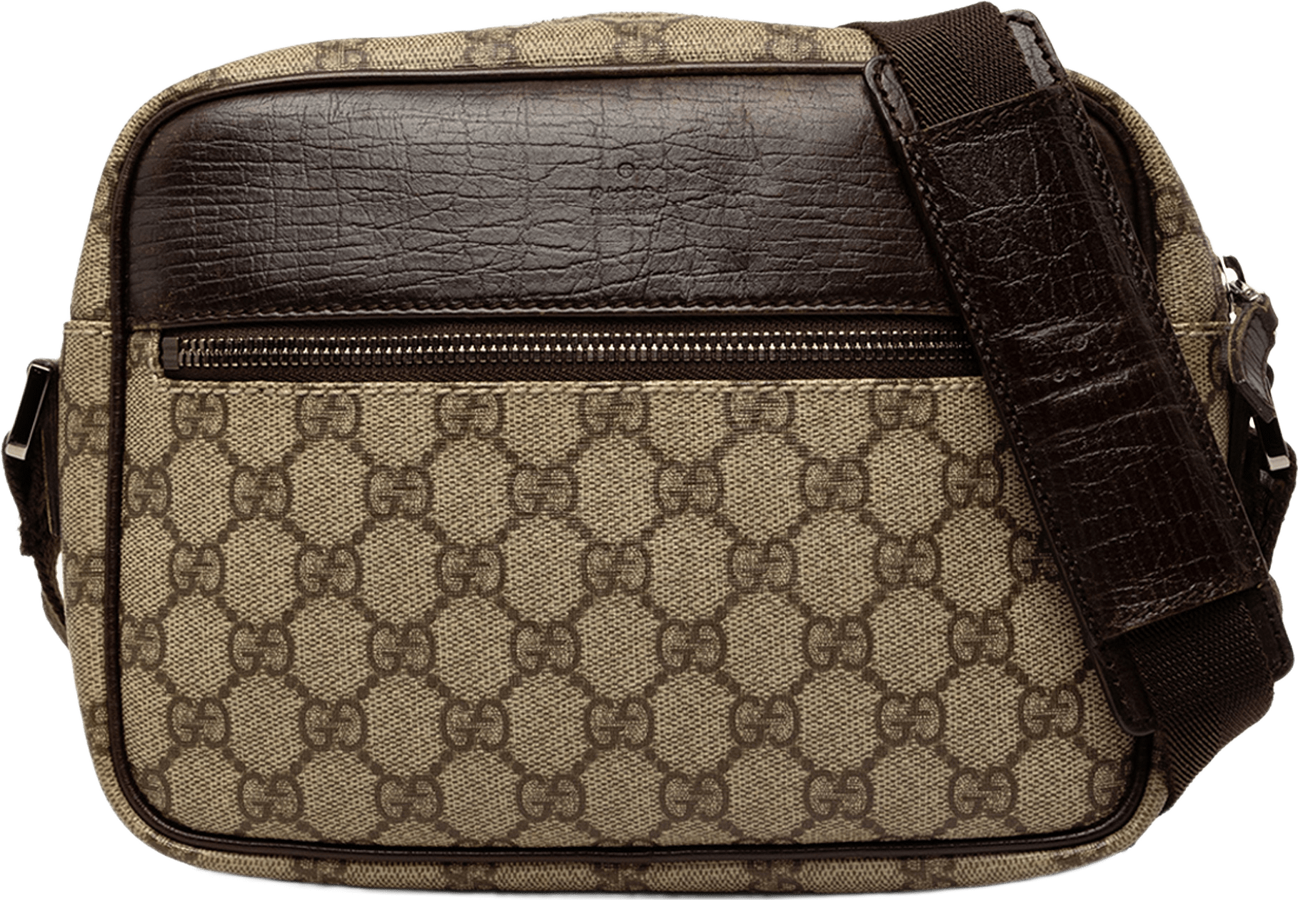 Gucci Gg Supreme Crossbody, från Luxclusif, i färgen beige.
