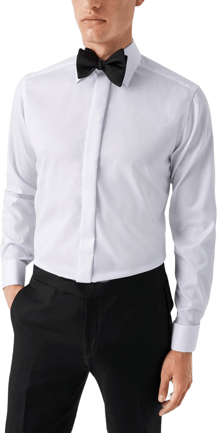 Smokingskjorta I Signaturtwill Contemporary Fit
