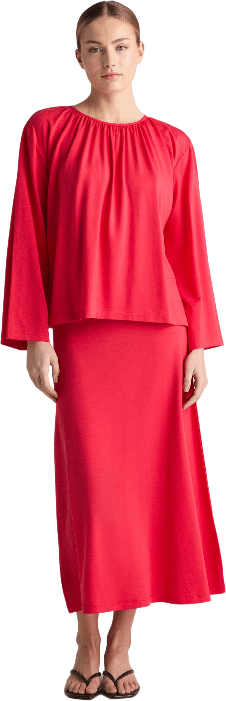 Ciri Top - Raspberry, från Residus, i färgen red.