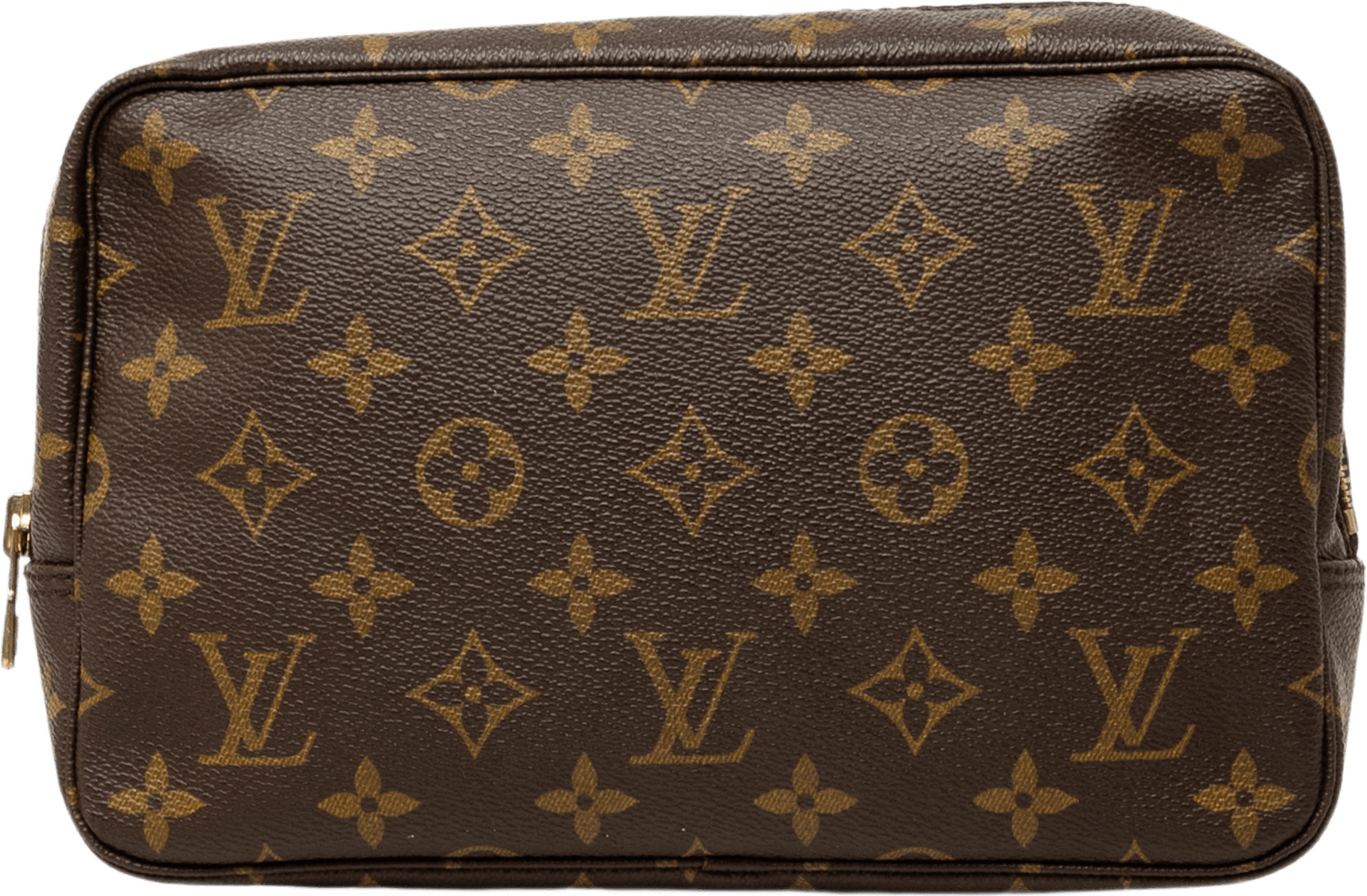 Louis Vuitton Monogram Trousse Toilette 23, från Luxclusif, i färgen brun.