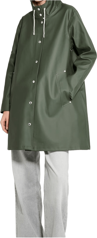 Mosebacke Raincoat, från Stutterheim, i färgen green.