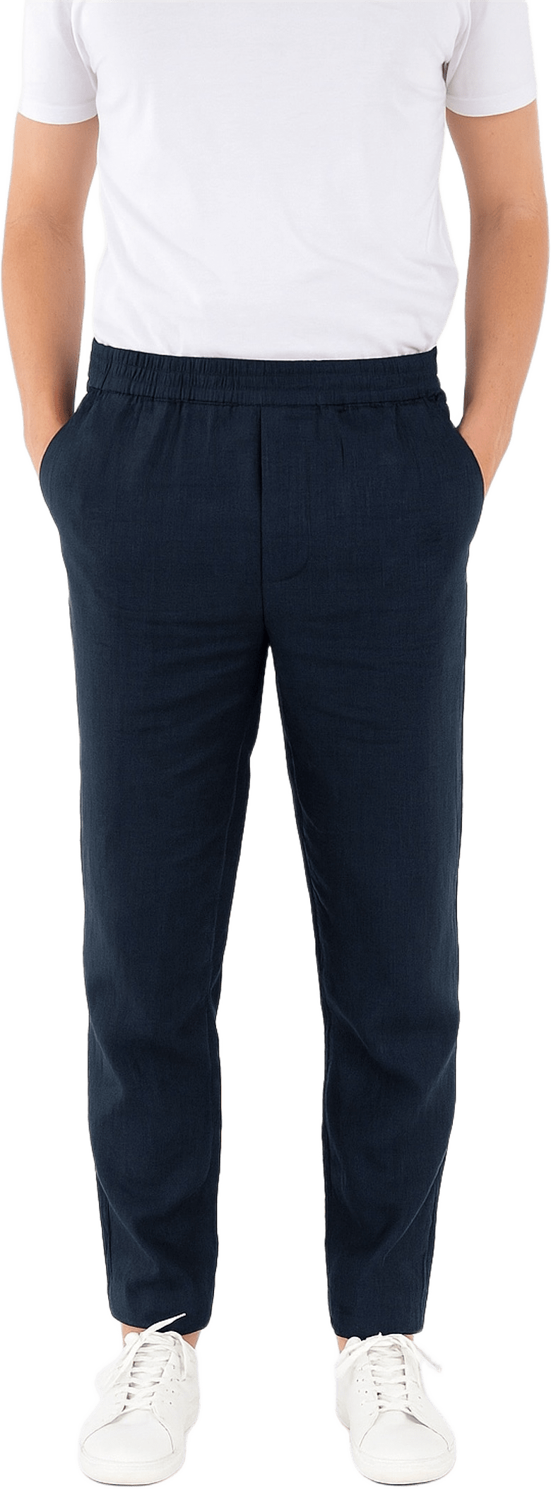 Harlow Linen Trousers, från Ciszere, i färgen blue.